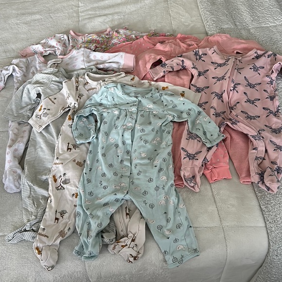 BABY BUNDLE | 9 ONESIE | 6-12 Months - Picture 1 of 4